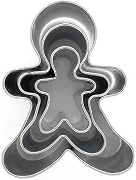 Promotional Multi-Purpose Cookie Molds, 5 Different Shapes, Set of 3 (Human Shaped)
