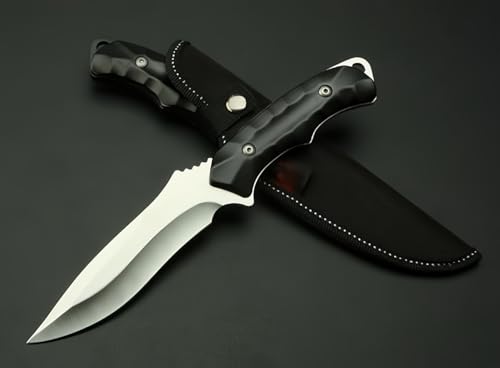 FARDEER Knife DJ18 Couteau à Outils, Tranchant avec étui Full Tang Couteau de Survie