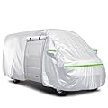 Gpaentsn Silver Waterproof Class B Rialta Eurovan RV High Top Van 4 Zips Cover for up to 22.8ft (274.5 in) Van, Heavy Duty for RV Motorhome Camper, All Weather Protection Scratch, Dust, Snow Shield