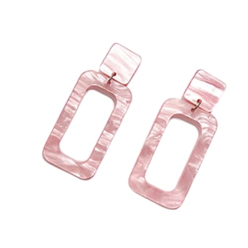 Boucles d'oreilles pendantes en résine style bonbons et fleurs acryliques pour femmes