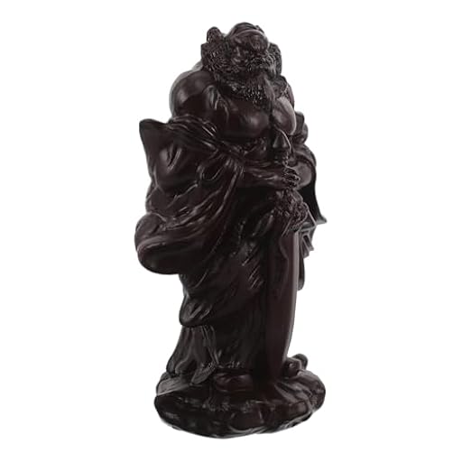 NIYANGLE Estatua de Madera Zhongkui de Estilo Chino para Escritorio Figura Decorativa Feng Shui Protectora Escultura Creativa Deidad Guardiana 15 CM Adorno Cultural para Oficina y Hogar | Ya disponible en tu tienda friki favorita! En mundofriki.es!