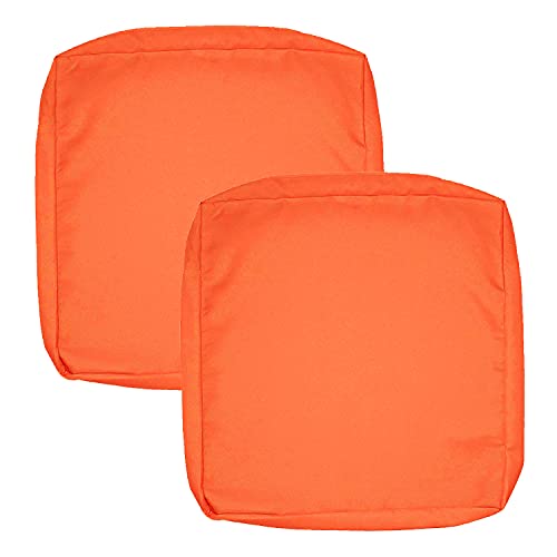 Outdoor Cushion Covers, Replacement Patio Cushion Covers 24 x 24 x 4 Inch, Orange Water Resistant Cushion Pillow Seat Covers, Patio Loveseat Covers Only Patio Cushion Slip Covers Outdoor Cushion Covers, Replacement Patio Cushion Covers 24 x 24 x 4 Inch, Orange Water Resistant Cushion Pillow Seat Covers, Patio Loveseat Covers Only Patio Cushion Slip Covers