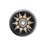 KIXZSAZ Rollschuhrollen, Skatingrollen, Schwarzes Gold, 76mm