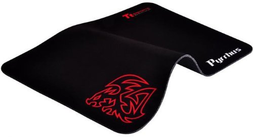 Tt eSPORTS Pyrrhus Negro - Alfombrilla de ratón (Negro, Monótono, 280 mm, 210 mm)