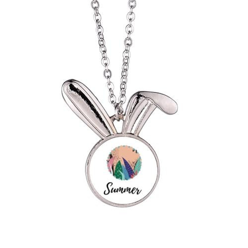Collier avec pendentif lapin Aloe s Art bijou animal fantaisie