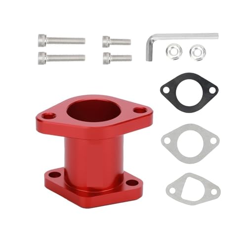 Collecteur d'admission 212 cm³ en aluminium rouge pour VM26
