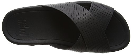 Fitflop Surfer Perf Uomo Scivolo in Pelle, Sandali...