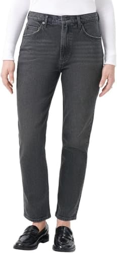 Kirkland Signature Women's High-Rise Straight Leg Jean (Black, 8x28)