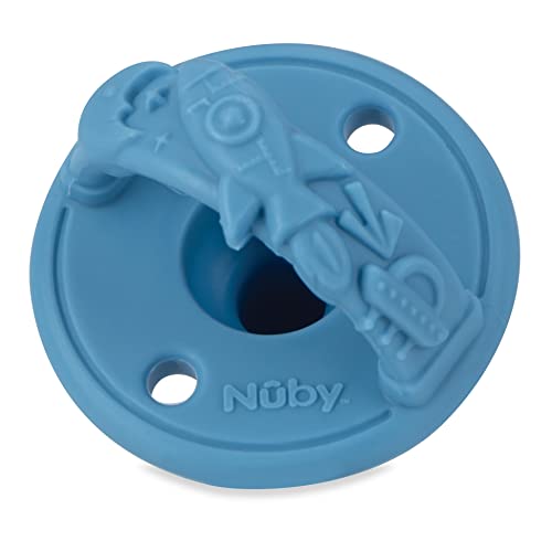 Image of Nuby 3-D Sili Soother Pacifiers - 2 Pack