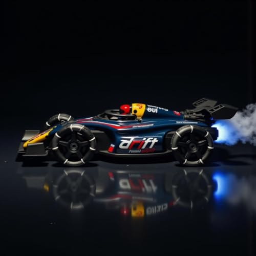 Image of Remote Control Stunt Smoke Car for Kids | Hand Gesture, LED Lights & Music 2.4Ghz 360 Rotation Fast Stunt Car | Rechargeable Off-Road Racing Toy Car for Kids & Adults