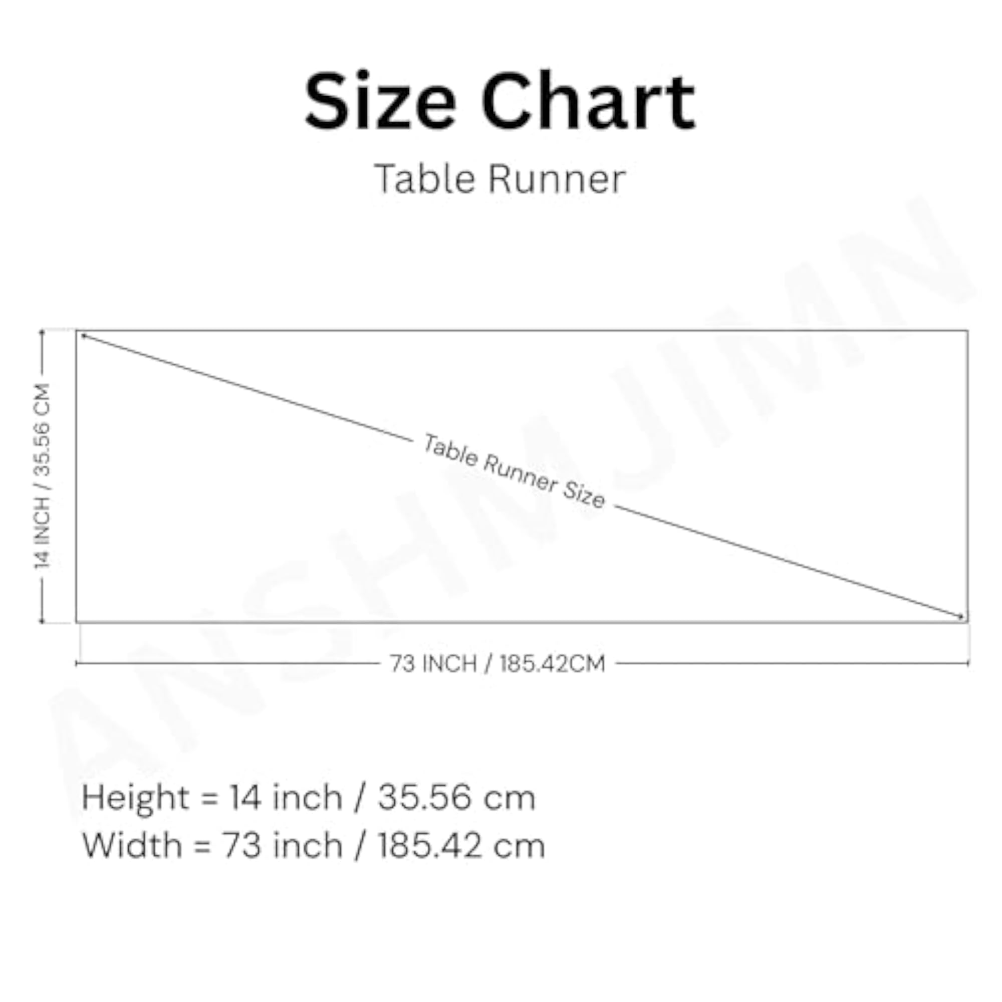 Stylish Printed Table Runner for Dining Table, Washable Fabric