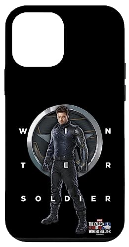 Funda iPhone 12 mini Marvel Falcon & Winter Soldier Grid Text protectora para fans