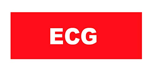 SIGN EVER ECG Sign Board With Double side adhesive tape-Vinyl Sticker With Forex Board-Home,Office,Restaurant,Hotel,Hospital,Theatere,Wall,School,Commercial (B079W9TQ35) Amazon Price History, Amazon Price Tracker