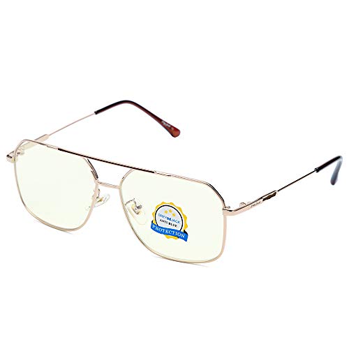 Image of grey jack 4PCS 3D Clip On Glasses,Square Shape Spectacle Frame with Magnetic Lens for Men Women 1201