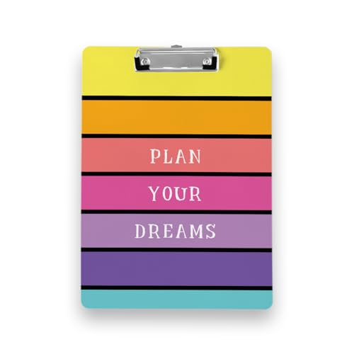 Image of Clipboard Drawing, Writing, Exam Board with Clip (Size - 24x36 cm) Sturdy, Lightweight for Office, School, College - QTS 4