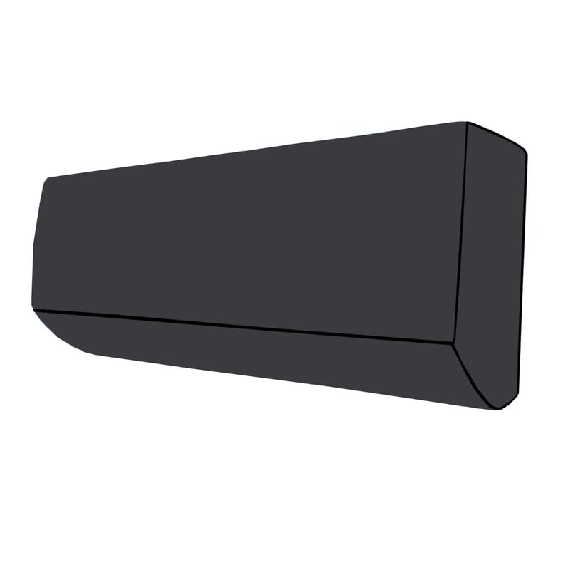 Image of Universal AC Outdoor Cover - Compatible with 1.5 & 2 Ton Split ACs, All-Season Protection (Solid Grey)