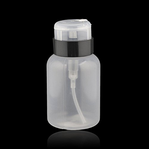 Nail Art Liquid Container Bottle Hand Press Pump Dispenser Polish Remover Cleaner Empty Bottle Makeup Cosmetic Tool AOSTEK(TM)