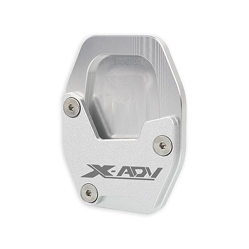 Plaque support de béquille latérale XADV 750 anti-enfoncement pour moto