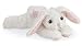Bearington Baby Powderpuff Small White Stuffed Animal Bunny Rabbit, 8 inches