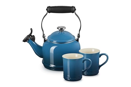 Demi 1.1 L Kettle Kit + 2 Mugs 400 ML Seattle Le Creuset Orange