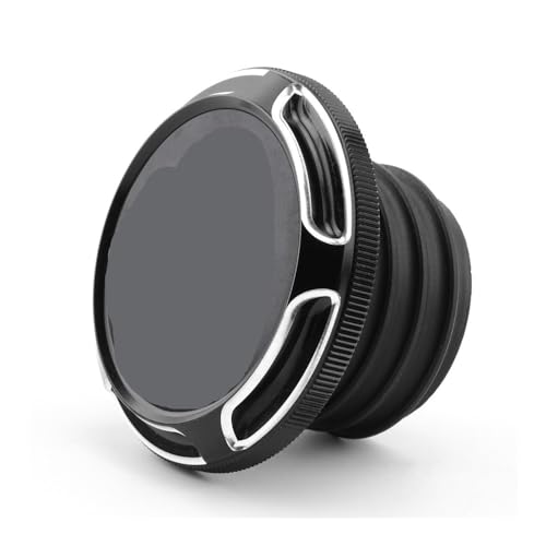 Bouchon Réservoir Carburant Ventilé Noir pour Moto Harley Touring Road King Softail 1996-2024