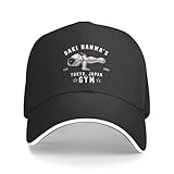 Unisex Baki The Grappler Hanma Gyms Gorra de béisbol Vintage Martial Aesthetic Anime Sandwich Cap para Hombres Mujeres Sombrero de papá Ajustable Regalos de Golf al Aire Libre