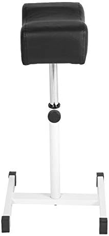 Pedicure Footrest Stool, Height Adjustable Foot Rest Stand Metal Manicure Leg Rest Chair Technician Nail Supplies and Equipment for Beauty Salon Spa Studio
