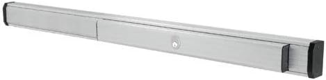 Jackson 311285CR4628 Satin Aluminum 48" 1285 Push Pad Concealed Vertical Rod Right Hand Reverse Bevel Panic Exit Device with Cylinder Dogging