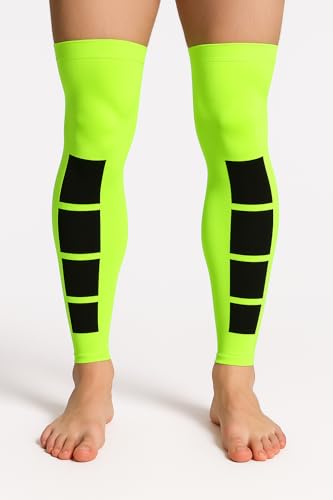 Image of NEVER QUIT 1 Pair Calf Compression Sleeve for Men and Women - Calf Compression Socks for Running Calf Pain Relief Leg Support Sleeve for Runners Cycling