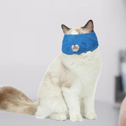 Gralara Máscara de olho de gato de estimação máscara de boca de gato anti leve multifuncional profis