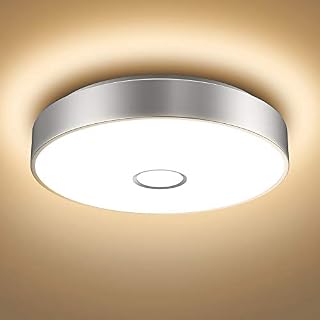 Onforu 18W LED Flush Mount Ceiling Light, 1600lm Bathroom Ceiling Lamp IP65 Waterproof