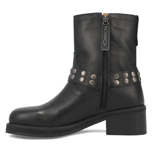 Dingo Women's Anarchy Round Toe Zippered Motorcycle Fashion Boot3