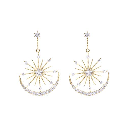 COJJ Boucles d'oreilles, s925 Argent, étoiles, Cadeaux, Zirconium Cover