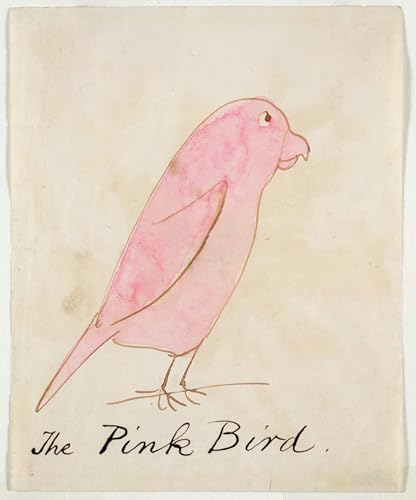Lienzo de El Pájaro Rosa: pintura mural vintage de 60x90cm ideal para transformar tu sala de estar