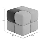 OUTLIV. Paradiso Outdoor Pouf Sunbrella Flanelle-Sooty