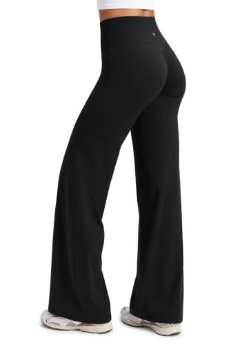 Image of CRZ YOGA Softretch Wide Leg Pants 28 inch /30 inch /32 inch | No Front Seam, Ultimate Comfort, Next to Skin, Yoga, Casual, High Waisted, for Women