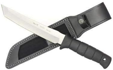 LO TRINCO YO Muela TANTO-19W hoja de acero MoVa de 19 cm y empuñadura de goma para Caza, Pesca, Supervivencia y Bushcraft