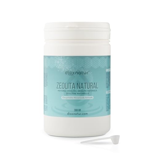 Dioxnatur® Zeolite Naturale Micronizzata Clinoptilolite in polvere (300 gr) Etichetta IT