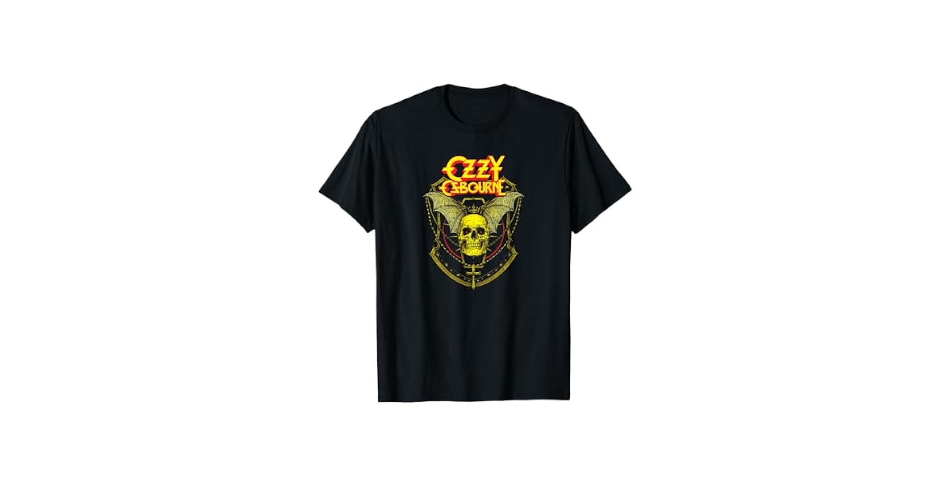 Amazon.com: Ozzy Osbourne - Crowned Skull T-Shirt : Clothing