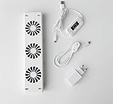 COZYVENT Heizkörper Ventilator mit Control Sensor - Mono-Set (1x), Heizungsventilator, Heizungsventilator mit 3 Lüfter, Smartes Heizgebläse für Heizungen