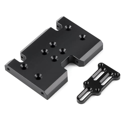 Image of 70mm Delrin Skid Plate with Adapter Plate for TGH 2.Low Transmission TGH-HH Transfer Case Element RC Axial 3 Gear Transmission Comp Builds