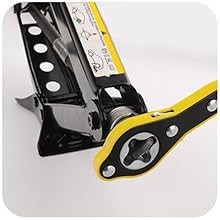 Image of Universal Car Jack Ratchet Wrench, 360 Forward and Reverse Knob, Labor-Saving Scissor Jack Lift Speed Handle Tool, Tire Wheel Jack Wrench