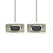 Produktbild Nedis Serielles Kabel - D-SUB 9-Pin Stecker - D-SUB 9-Pin Stecker - Vernickelt - 2.00 m - Rund - PVC - Elfenbein - Label