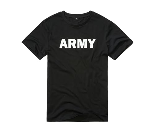 Brandit Army T-Shirt, Uomo, Black, L - 4