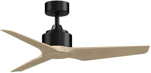 Miniatura 20 de TriAire Custom - Ventilador de techo de 3 aspas, 12.42 pulgadas de alto y 44 pulgadas de ancho, acabado blanco mate, color nogal oscuro Mate