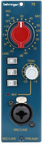 Behringer 73 Classic Vacuum Tube Preamplifier and Compressor for Warm and Rich Sound
