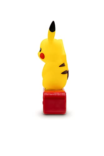 Teknofun - Pokemon Pikachu Light Up Alarm Clock - 811359, Yellow, unique - Image 3