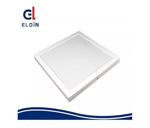 Kit 5 Painel Plafon Teto 25w Quadrado Sobrepor Led Luz Frio