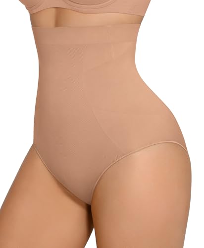 Image of FeelinGirl Body Shaper Tummy Control Shapewear Underwear High Waisted Shaping Briefs Panty Girdle