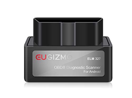 EUGIZMO Bluetooth OBD2 Scanner OBD2 Car Diagnostic Code Reader for Android & Windows, Check Engine Light Scan Reader. Supports Torque Pro & Lite, OBD Fusion, DashCommand, Car Scanner App (Gray)